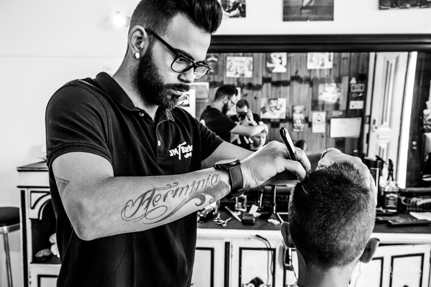 Luís at Barbershop O Pexito, Sesimbra - People - Marco Almeida Photography